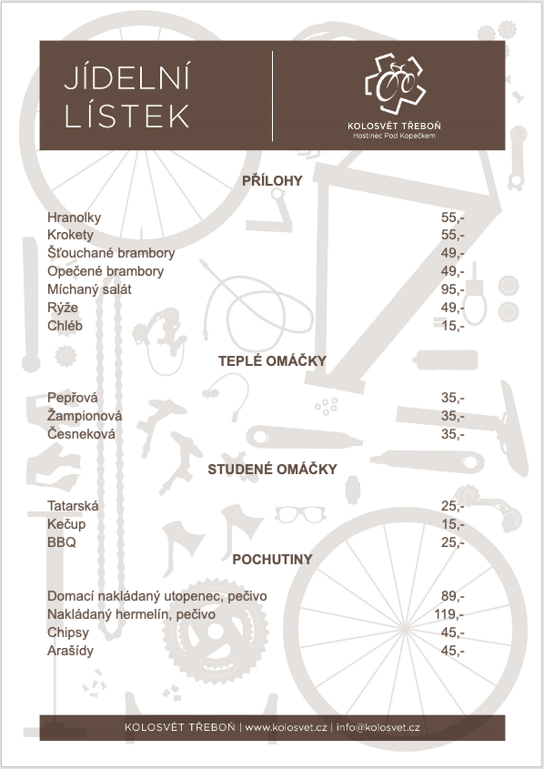 Jídelní lístek - přílohy 2026